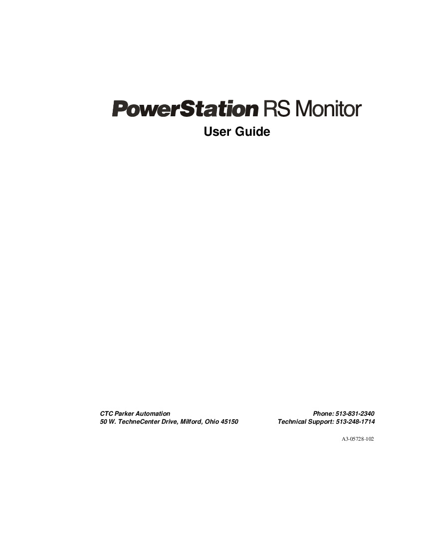 First Page Image of PM1-5E1-XD3 User Guide.pdf